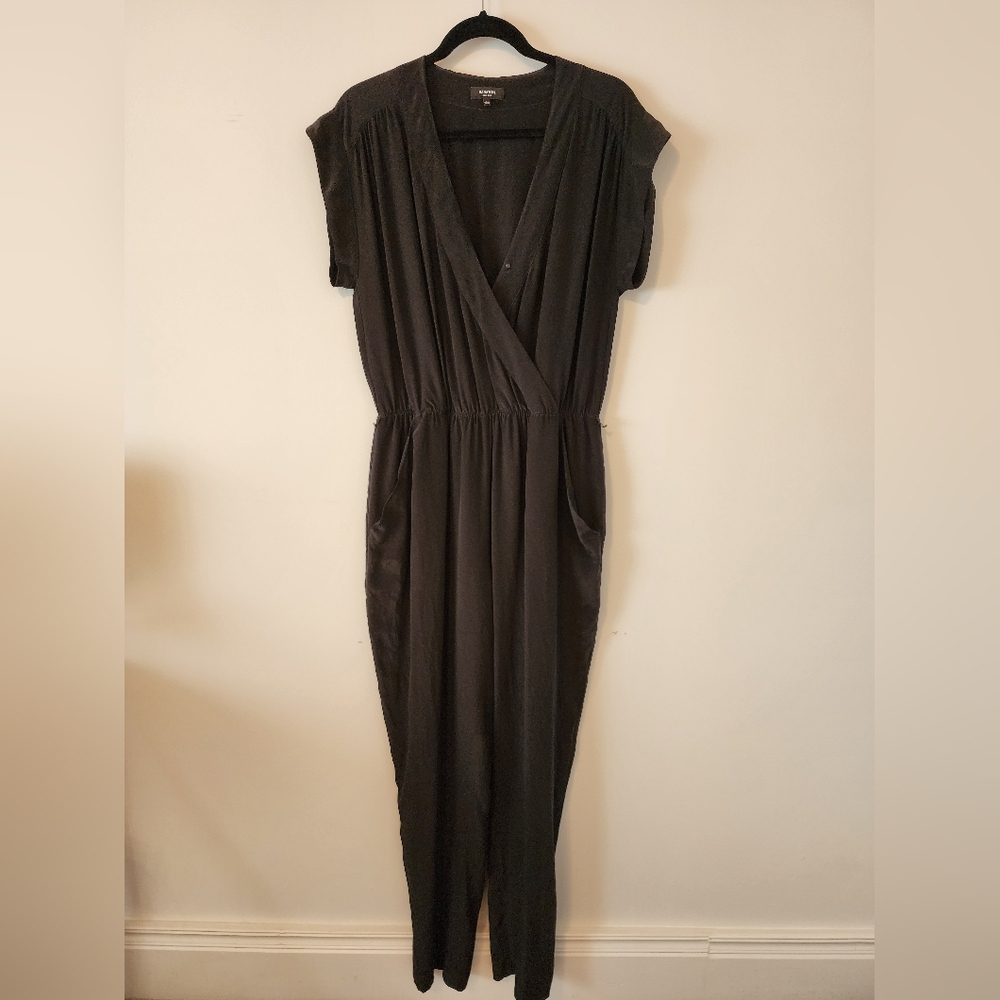 Babaton Silk Jumpsuit NWOT L